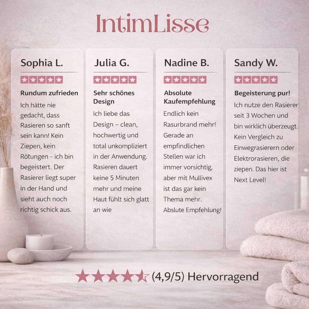 Intimbarbermaskine til kvinder | Elektrisk barbermaskine til damer | IntimLisse