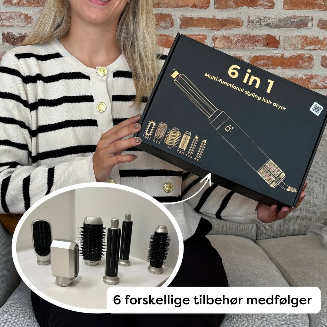 AirStyle Pro Multi-Styler - 6-i-1 AirStyler – Professionel hårstyler