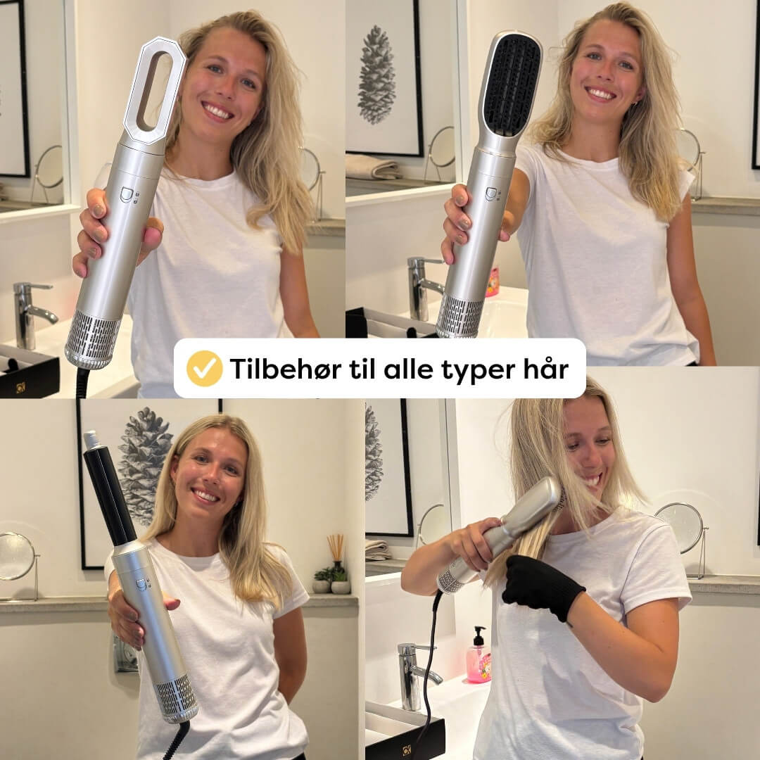 AirStyle Pro Multi-Styler - 6-i-1 AirStyler – Professionel hårstyler