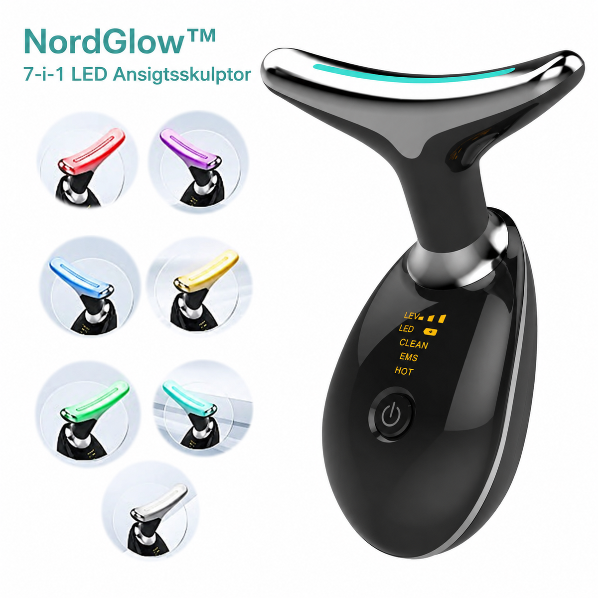 NordGlow 7-i-1 LED Ansigtsskulptor