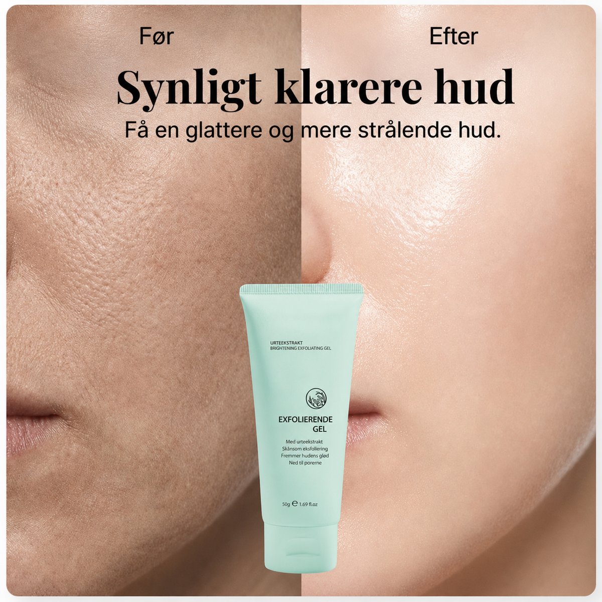 AloeGlow – Eksfolierende gel med planteekstrakter