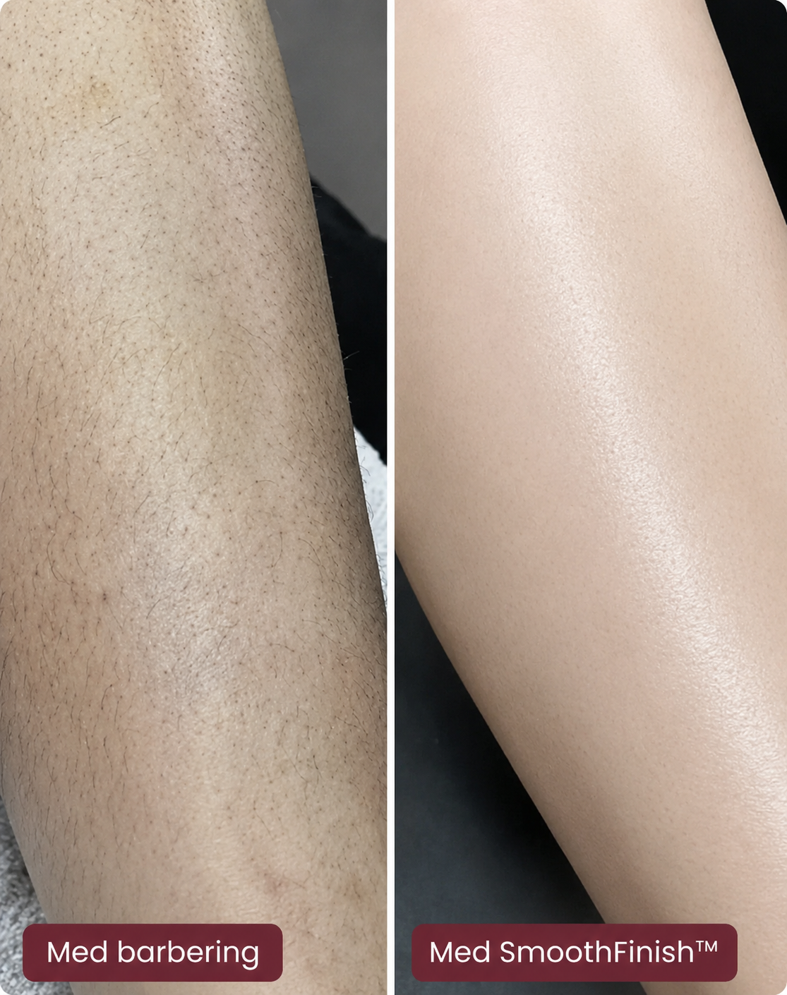 SmoothFinish 2-i-1 Ladyshaver – Glat Hud