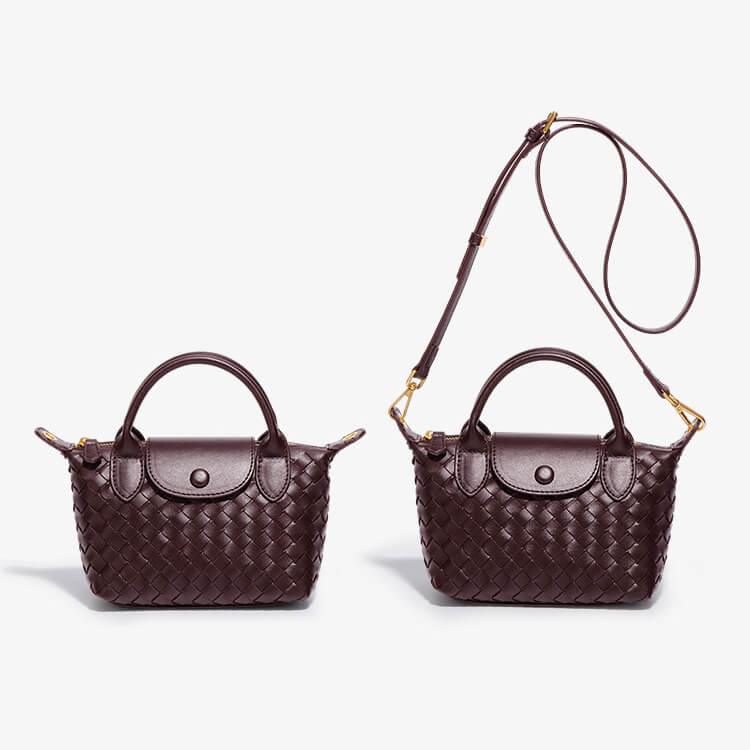 Kvinders Mini Taske Flettet Design