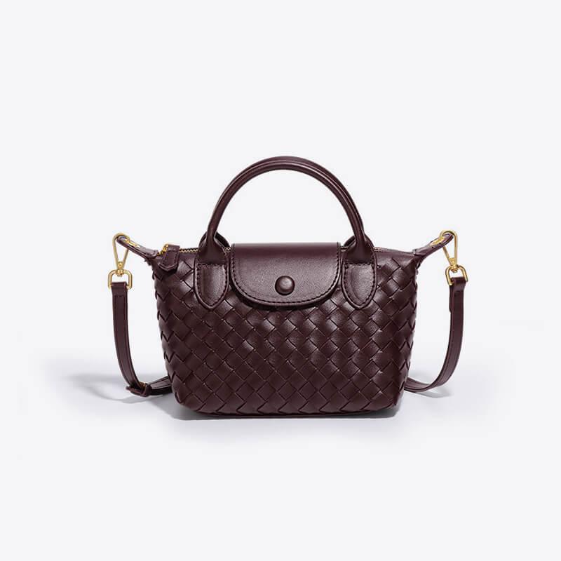 Kvinders Mini Taske Flettet Design