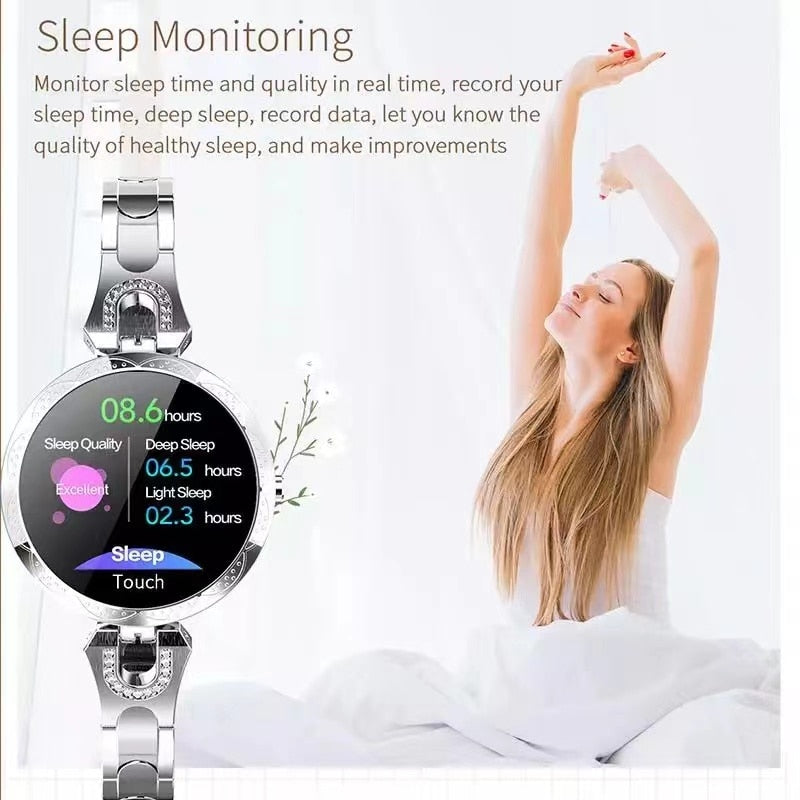 Kvinders Vandtæt Fitnessur Smartwatch