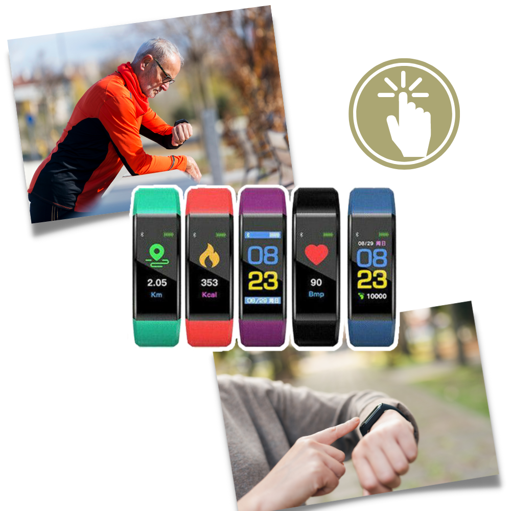 Senior Smartwatch Fitness Tracker Vandtæt