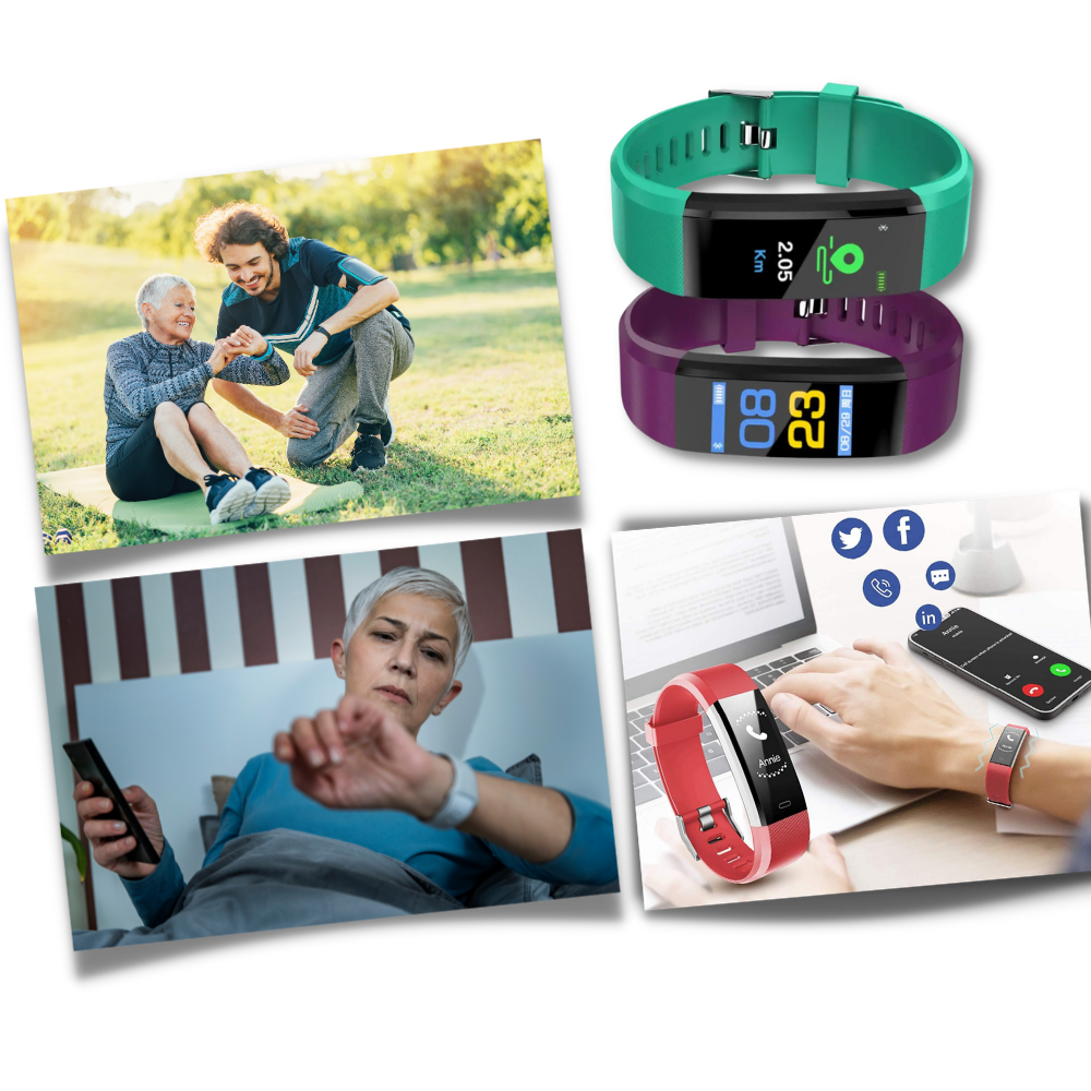 Senior Smartwatch Fitness Tracker Vandtæt