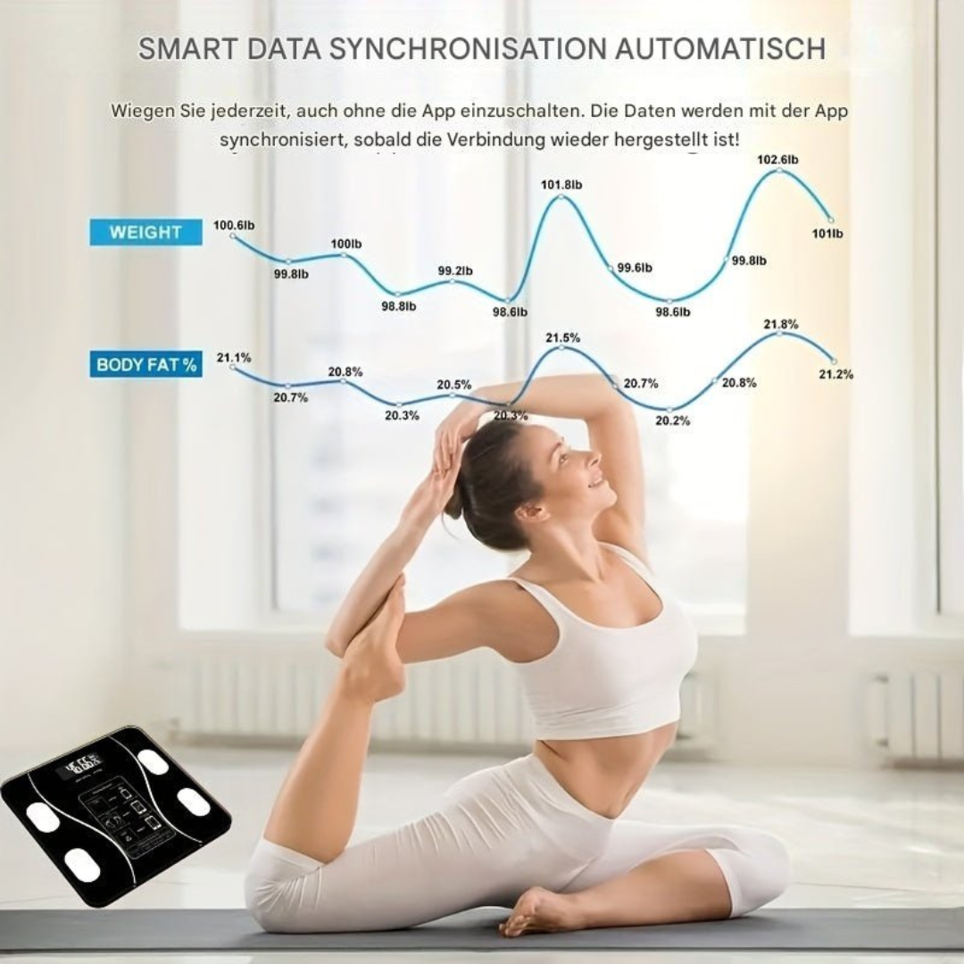 Smart Vægt med Kropsanalyse og App Integration