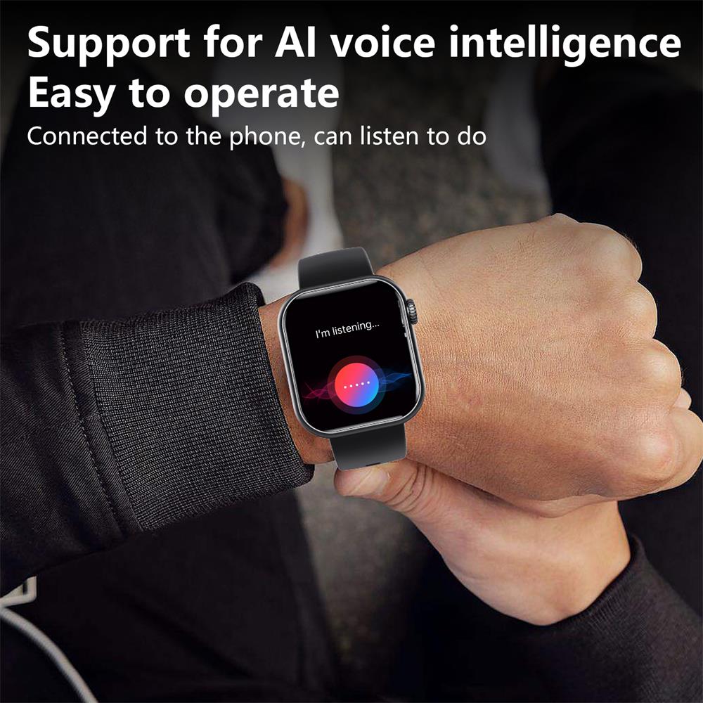 Smartwatch med Fitness Tracker og Sundhedsovervågning