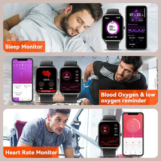 Smartwatch med Glukoseovervågning og Aktivitetssporing