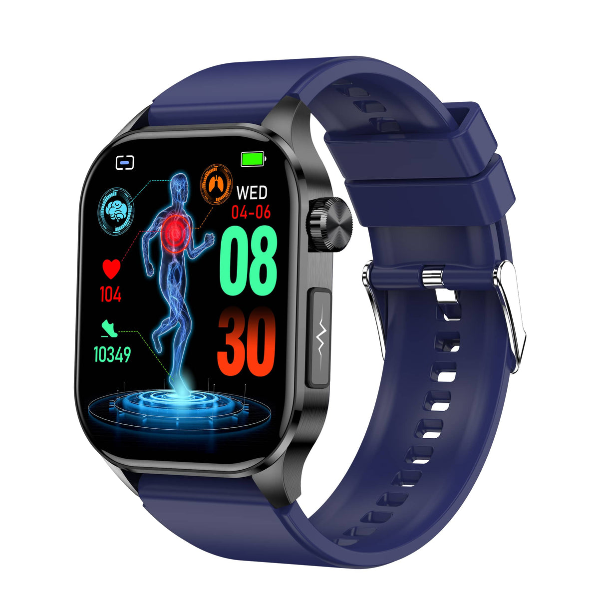 Smartwatch til Mænd og Kvinder med Avancerede Sundhedsfunktioner