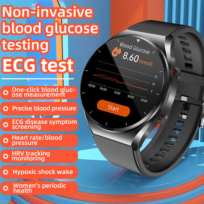 Smartwatch til sundhedsovervågning med EKG og puls