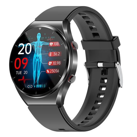Smartwatch til sundhedsovervågning med EKG og pulsmåling