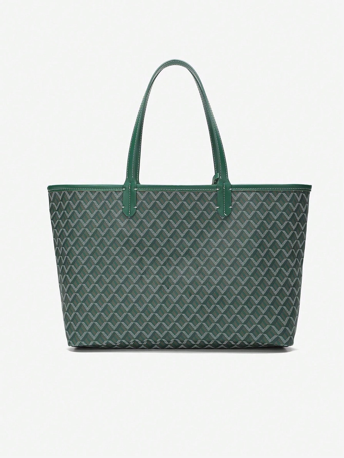 Tascova - Rumlig Shopper Med Grafisk Mønster