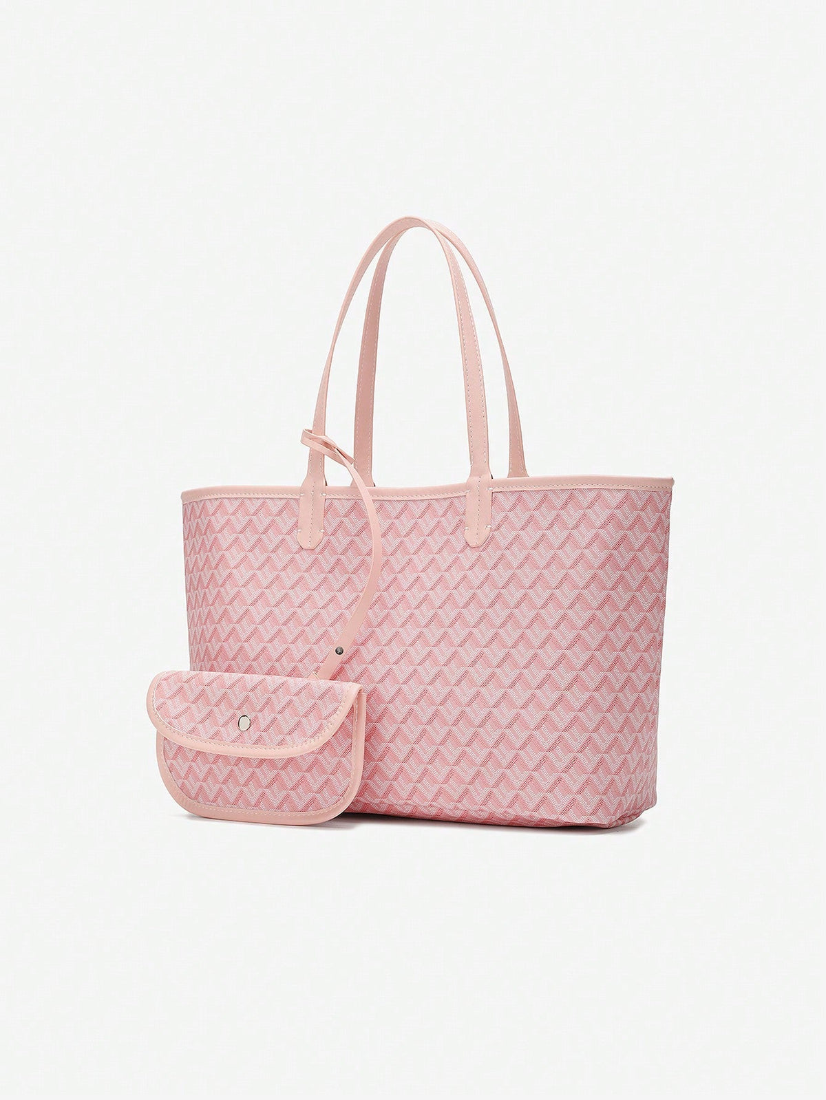 Tascova - Rumlig Shopper Med Grafisk Mønster