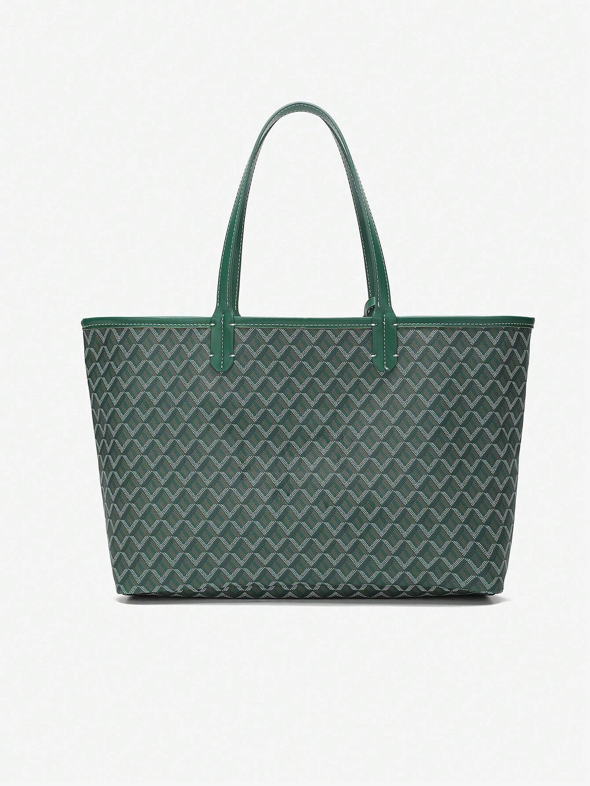 Tascova - Rumlig Shopper Med Grafisk Mønster