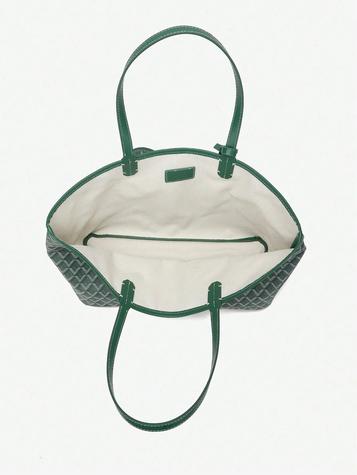 Tascova - Rumlig Shopper Med Grafisk Mønster