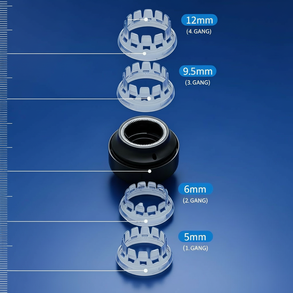 Trådløs Hårklipper til Præcisionspleje med Ergonomisk Design