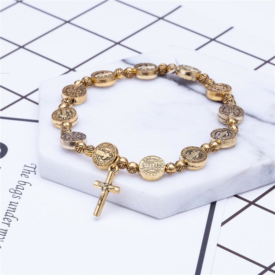 Unisex Christian Cross Armbånd Modern Design