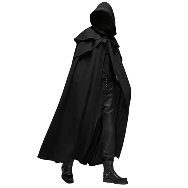 Unisex Hooded Cloak Gothic Style