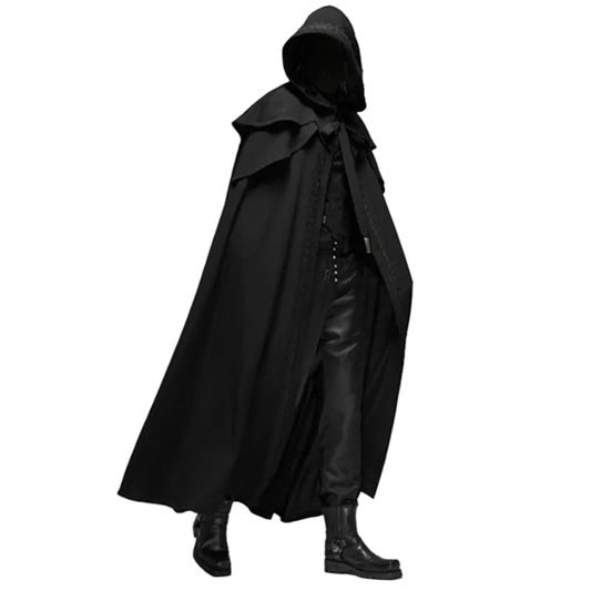 Unisex Hooded Cloak Gothic Style