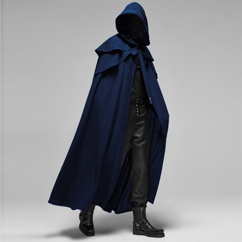 Unisex Hooded Cloak Gothic Style