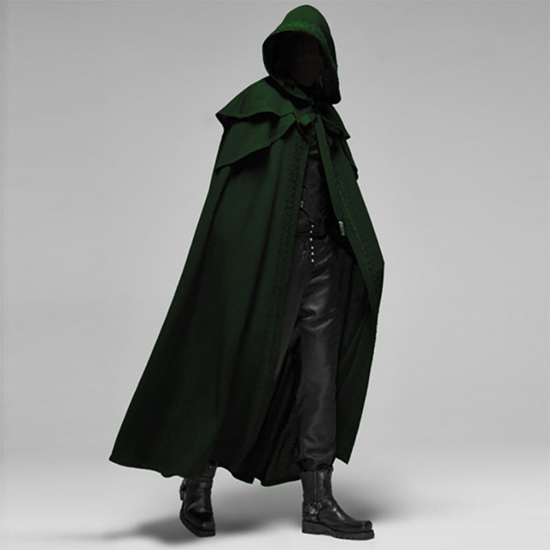Unisex Hooded Cloak Gothic Style