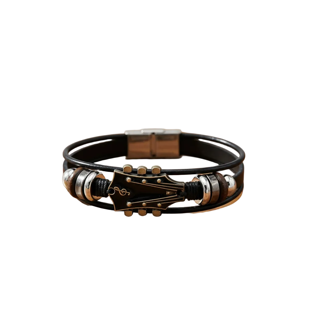 Unisex armbånd med Guitar-inspireret Design