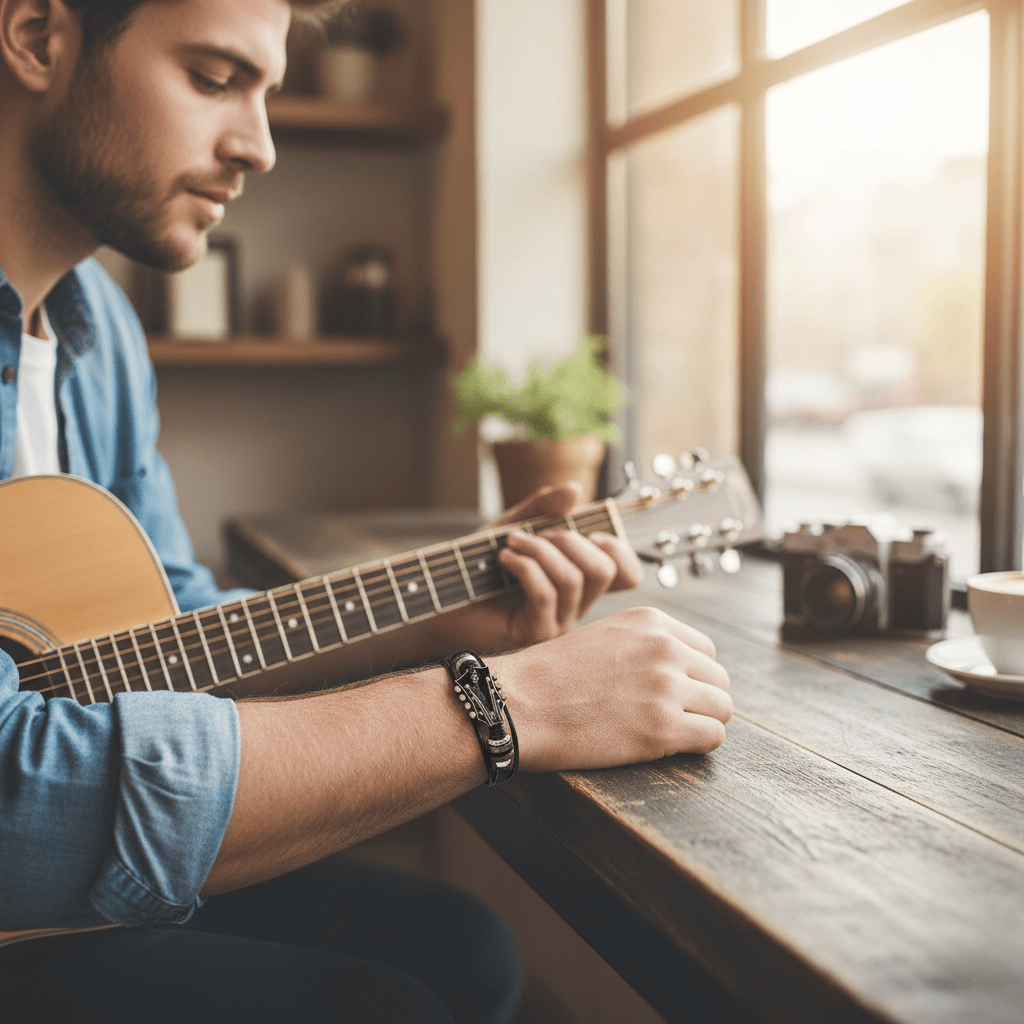 Unisex armbånd med Guitar-inspireret Design