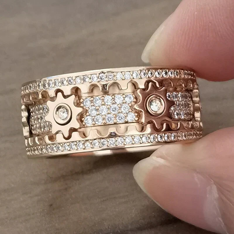 Unisex Roterende Ring Stilfuld Design