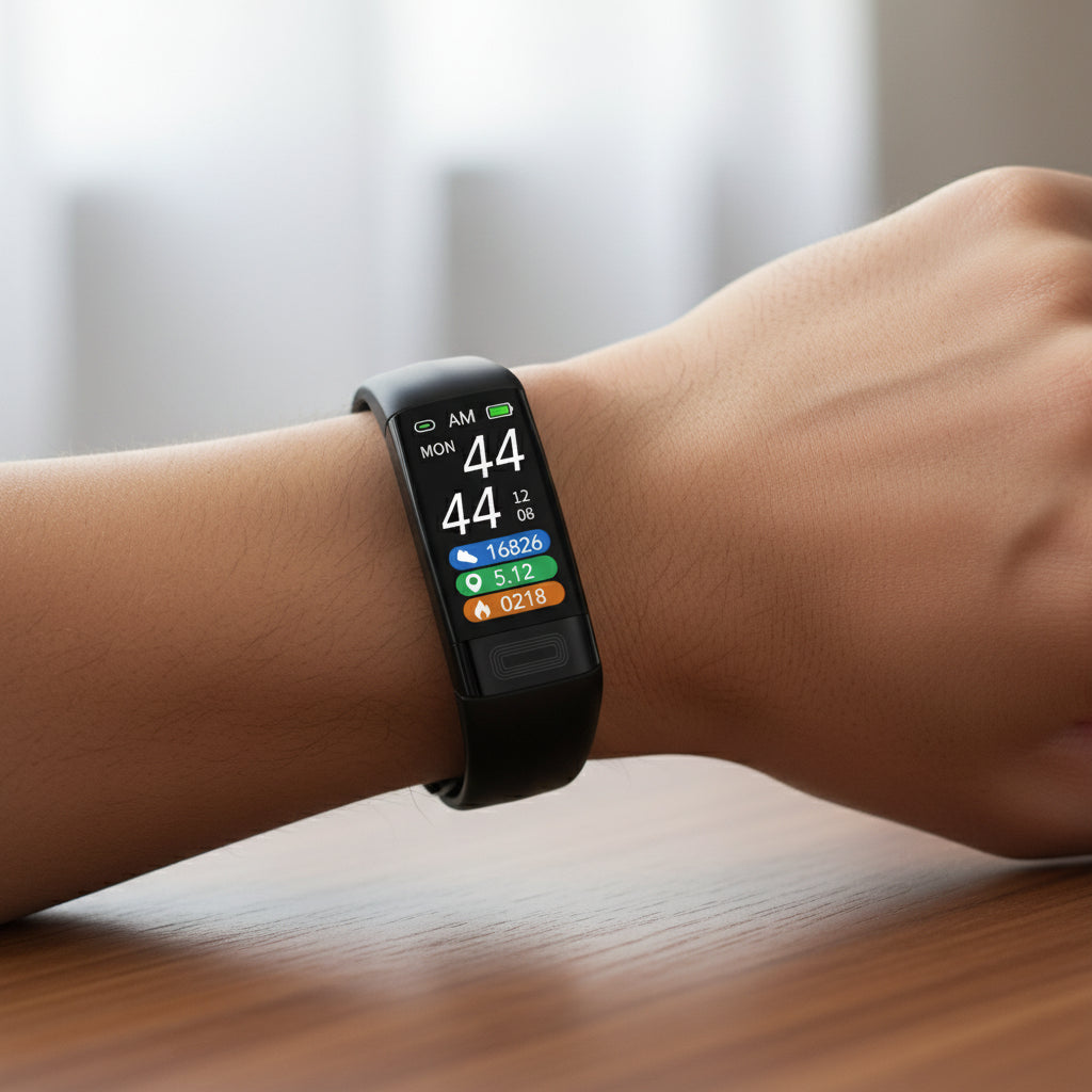 Unisex Smart Armbånd med EKG og Pulsmåler til Daglig Brug og Træning