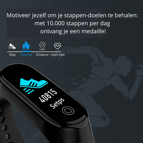 Unisex Smartwatch Med Bluetooth Og Vandtæt Design