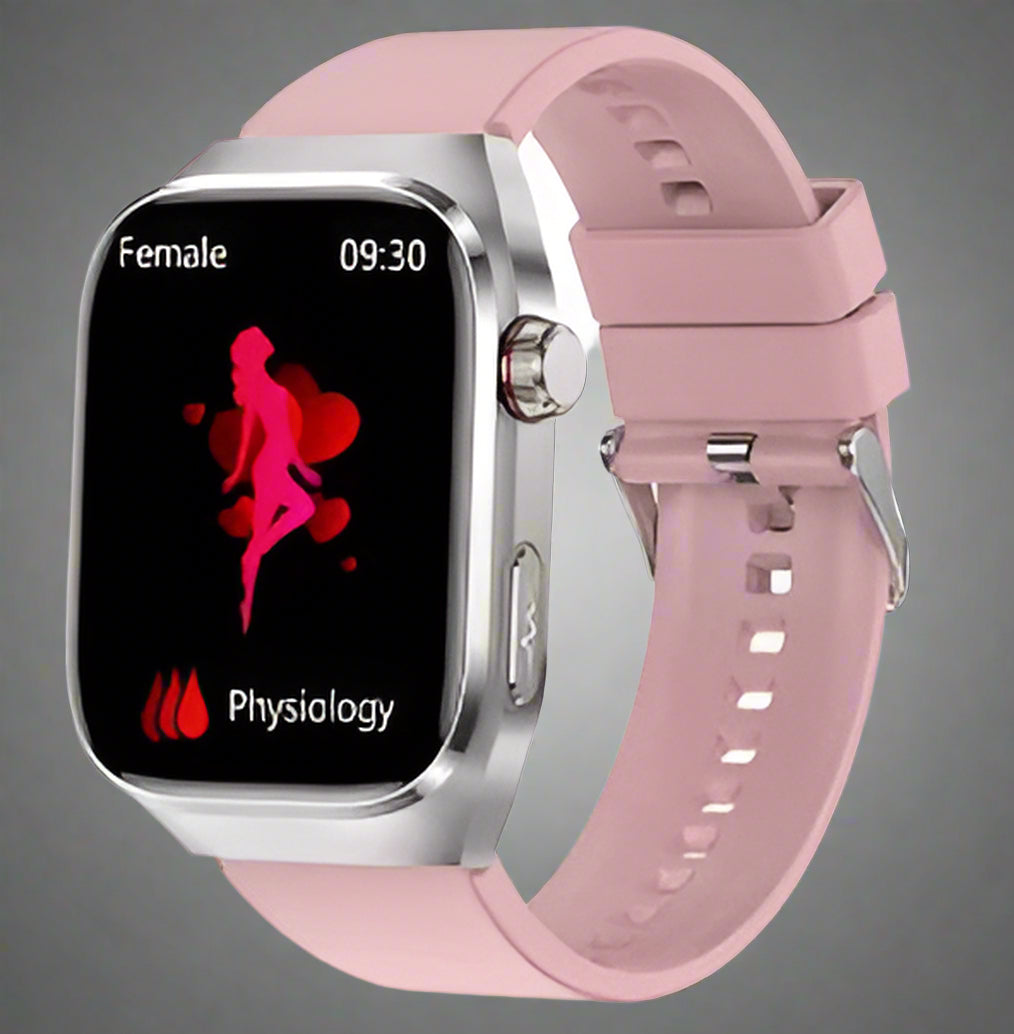 Unisex Smartwatch Med EKG Overvågning og AMOLED-Skærm