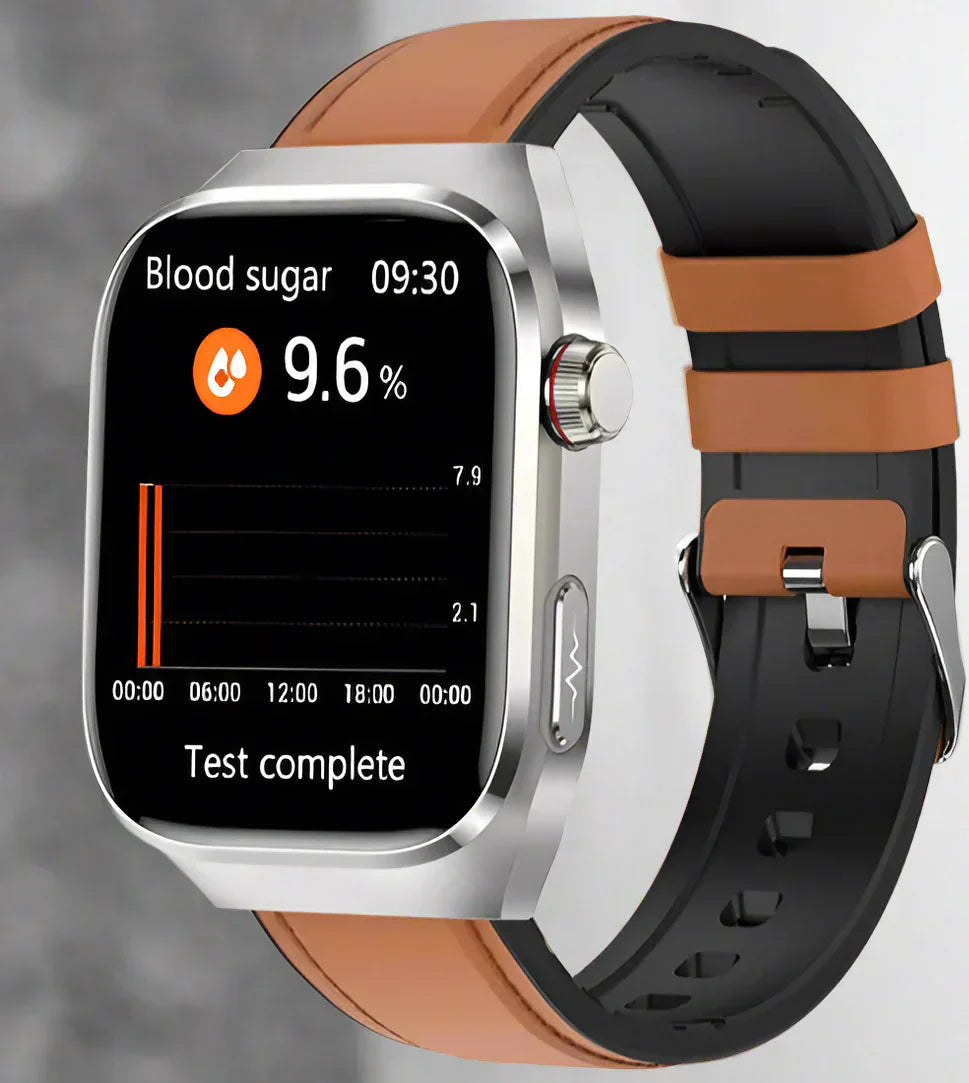 Unisex Smartwatch Med EKG Overvågning og AMOLED-Skærm