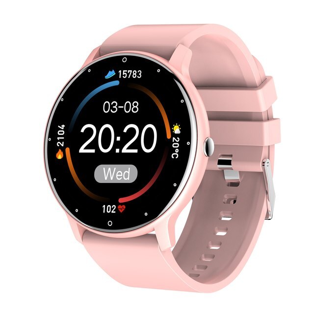 Unisex Smartwatch Slankt Design med Sundhedsovervågning og Vandtæt IP67