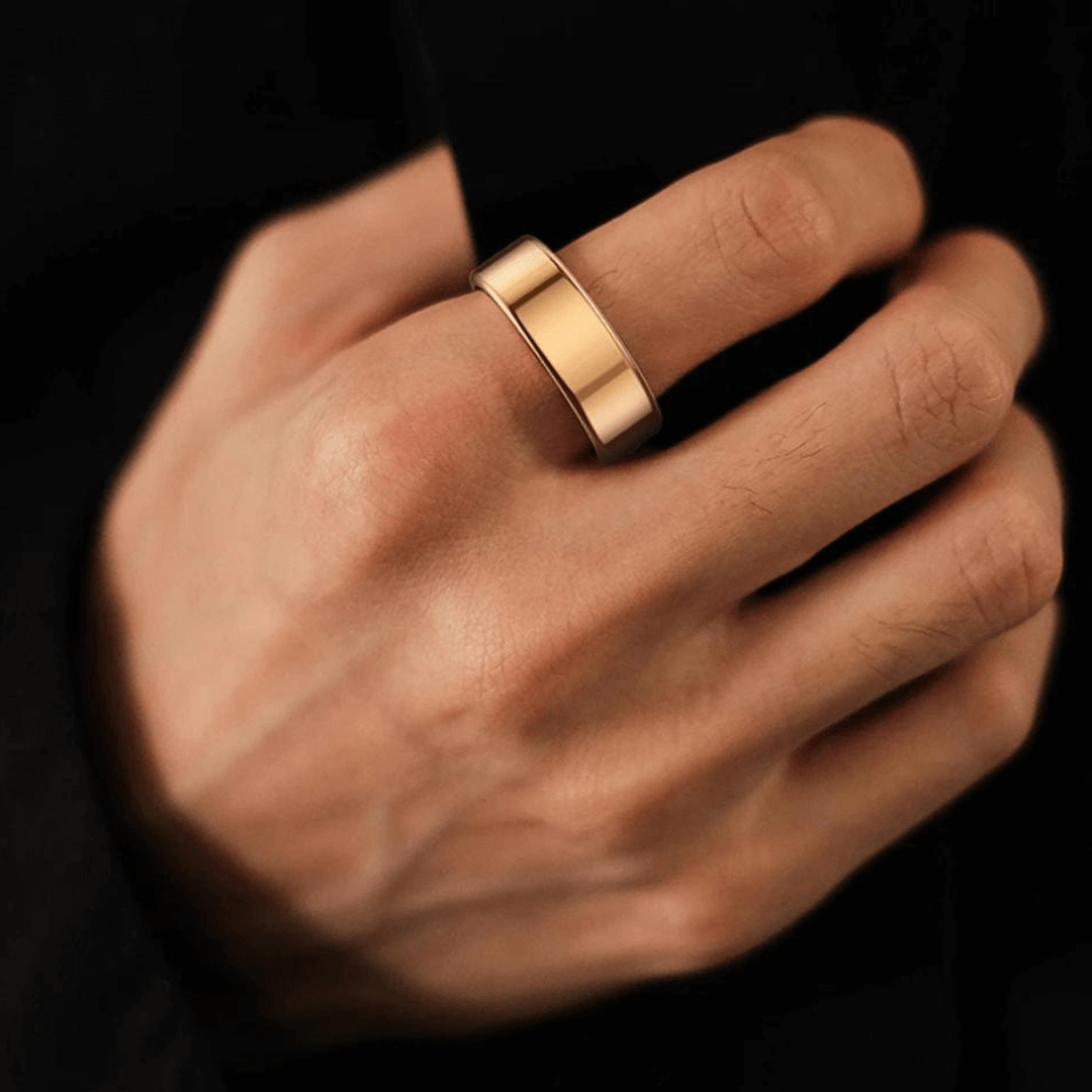 Unisex Tracker Ring Minimalistisk Design
